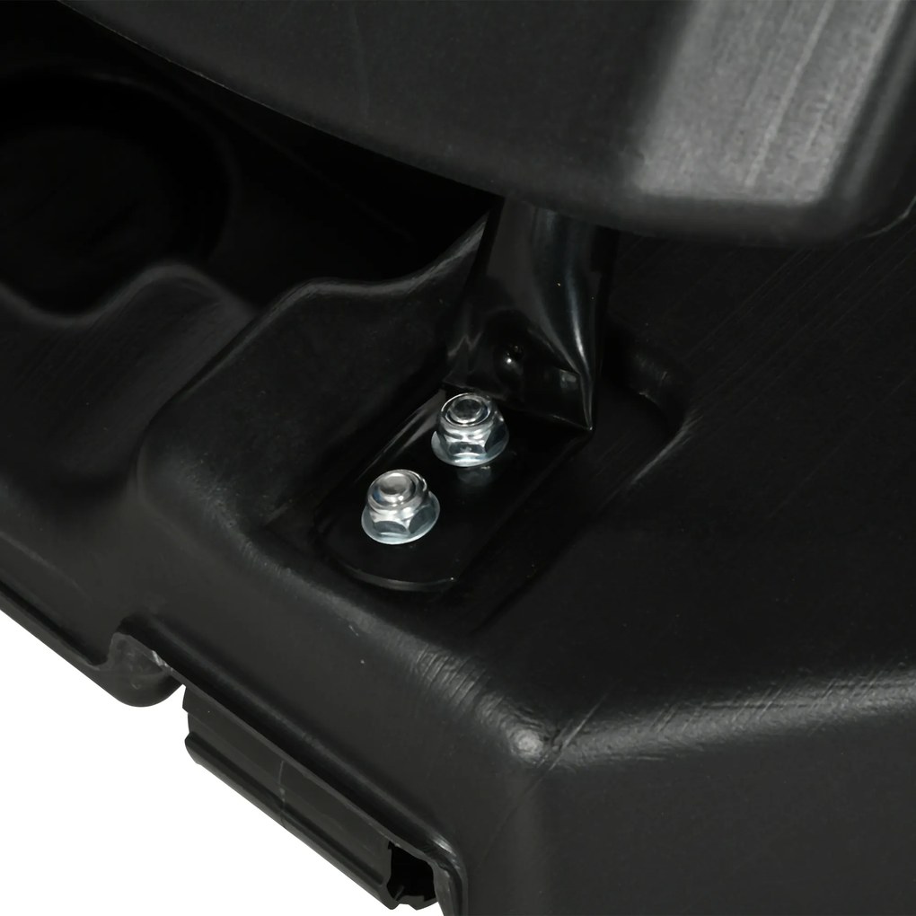 SPORTNOW Stojak na koszykówkę 293-350 cm, kosz do koszykówki ze stojakiem, rolki ze stali