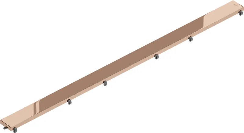 Mexen Flat M13 maskownica 2w1 do odpływu liniowego 90 cm, różowe złoto - 1619090