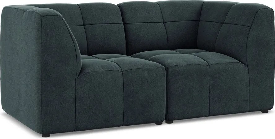 Niebieska aksamitna sofa 180 cm Aloha – Makamii