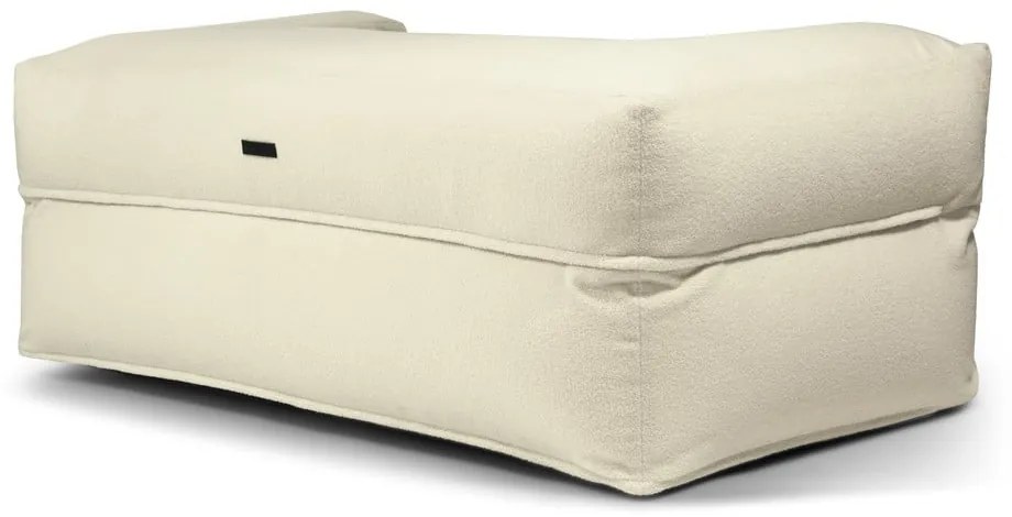 Kremowy worek do siedzenia z materiału bouclé Sofa MooG – SLOWDOWN