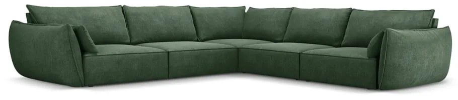 Ciemnozielony narożnik (róg zmienny) Vanda – Mazzini Sofas