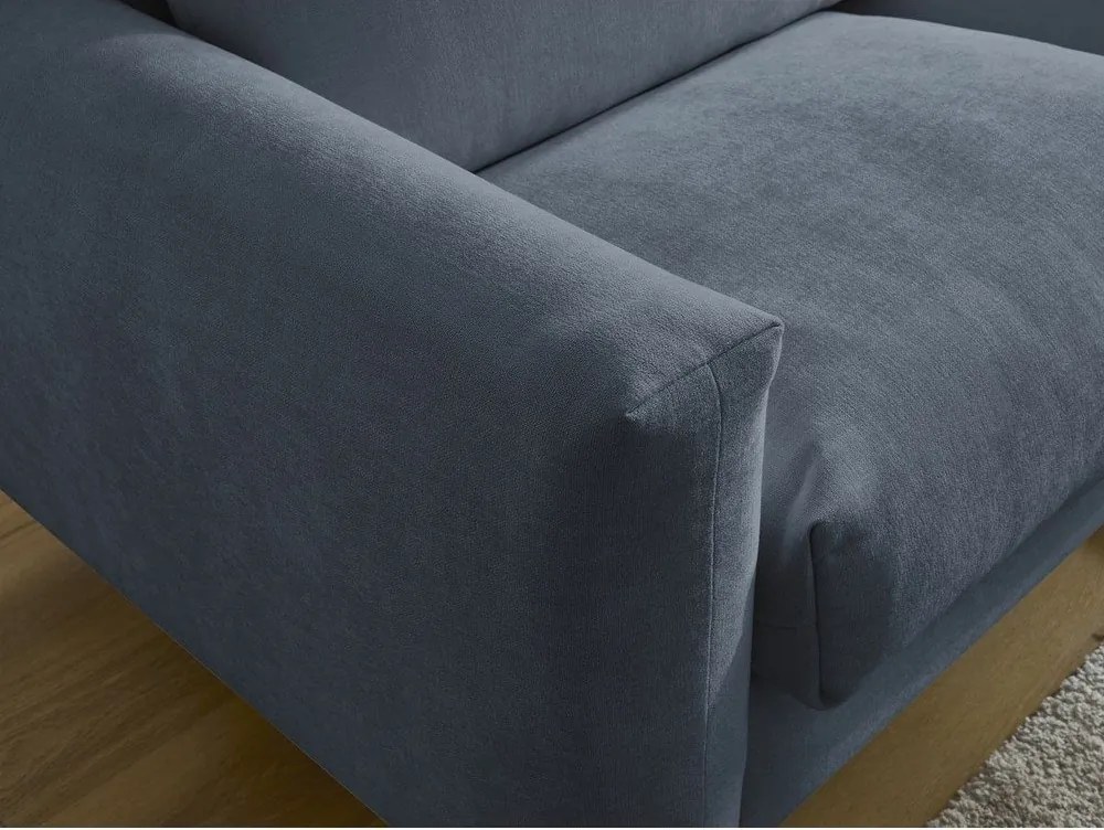 Ciemnoniebieska rozkładana sofa do spania 220 cm Cocoone – Bobochic Paris