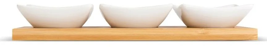 Lamart LT9217 4-częściowy zestaw misek Bamboo, 26x 8 cm