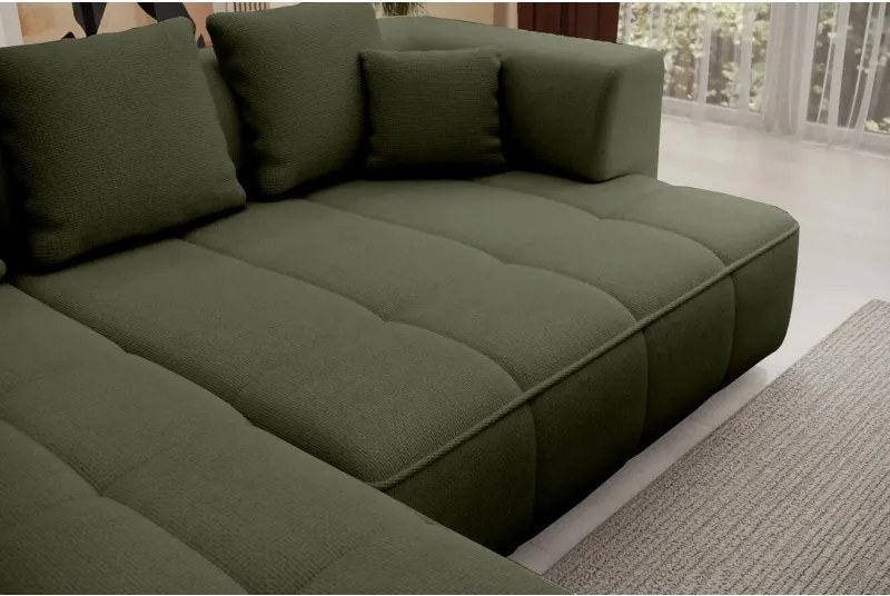 Narożnik ALBIO S z elektryczną regulacją siedziska funkcja spania WERSAL