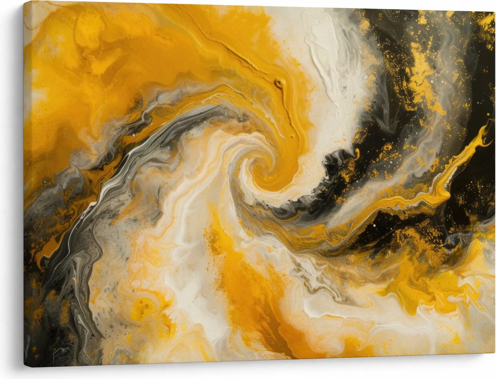 Obraz - Abstrakcja spiralna (70x50 cm)