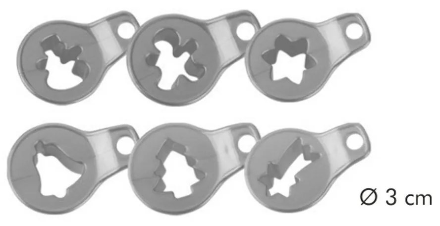 Tescoma Foremki do wykrawania kruchych ciastek bożonarodzeniowych DELÍCIA, 8 szt.