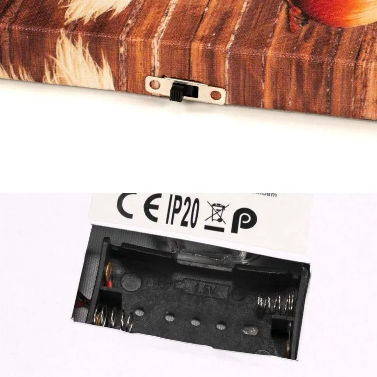 Obraz podświetlany - Fotel bujany, 2 diody LED, 30 x 40 cm