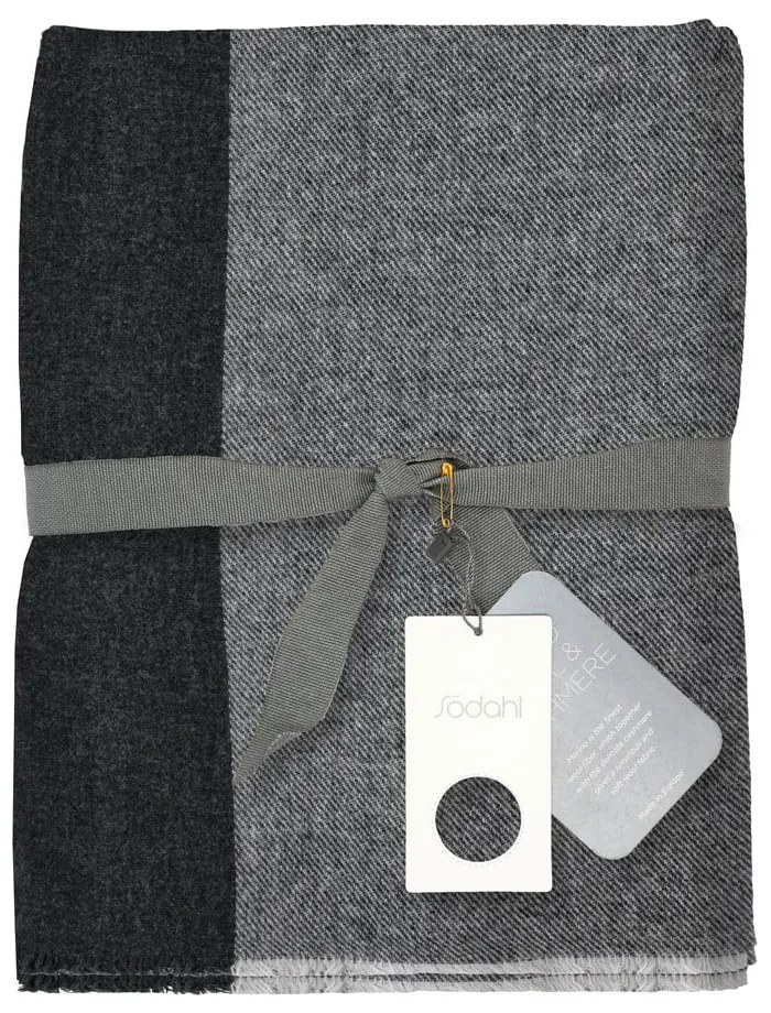 Szary wełniany koc 130x200 cm Merino – Södahl
