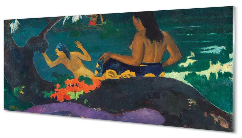 Obraz na szkle Fatata te Miti (Nad morzem) - Paul Gauguin