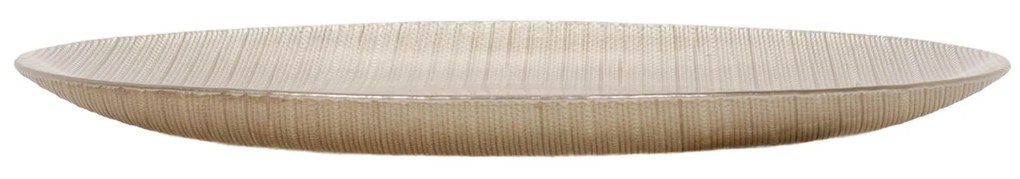 Szklany talerz płaski KARNEOL, Ø 28 cm