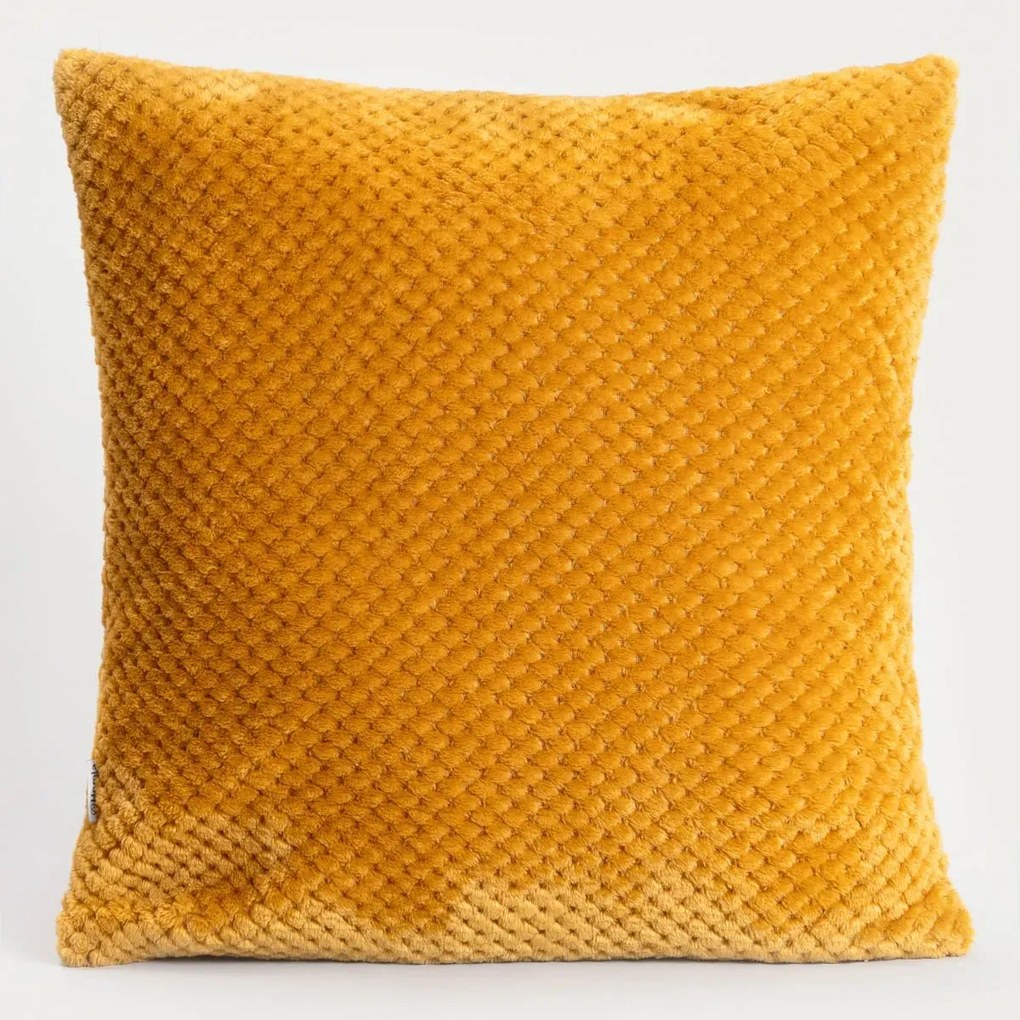 Zestaw poszewek NOAH ziarnka ryżu musztardowe 2 szt. 45x45 cm HOMLA