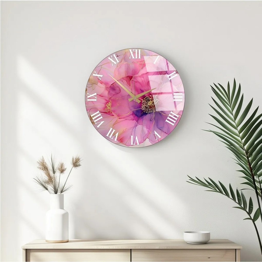Zegar ścienny Pink 339, 40 cm