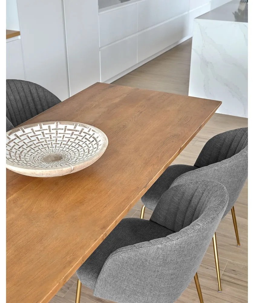 Stół z blatem w dekorze dębu 90x160 cm Amethyst – Kave Home