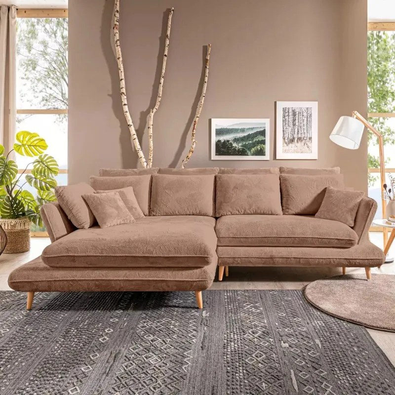 Narożnik MONTE z funkcją spania pojemnikiem i poduszkami