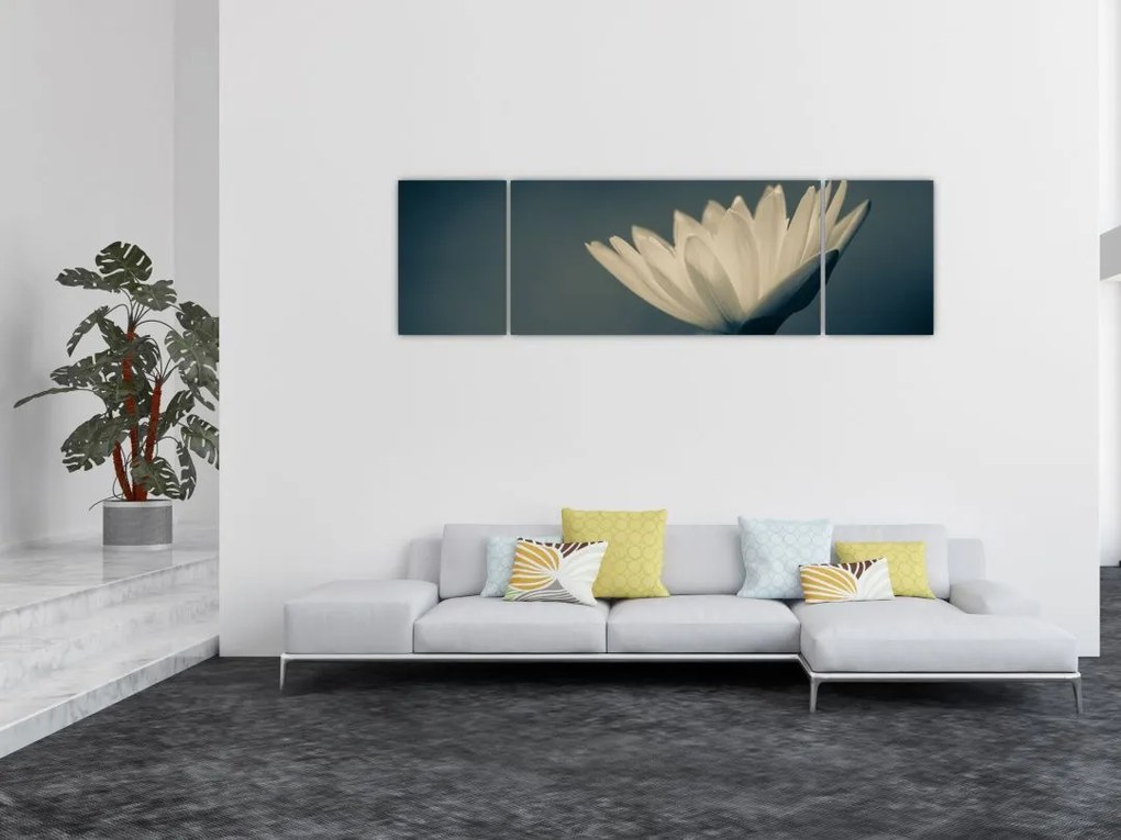 Obraz kwiatu (170x50 cm)