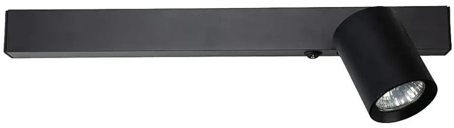 Nowoczesny czarny kinkiet led - K578- R6-H97