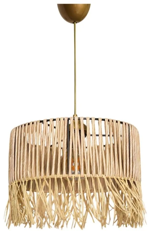 Żyrandol na lince RIMINI 1xE27/40W/230V beżowy