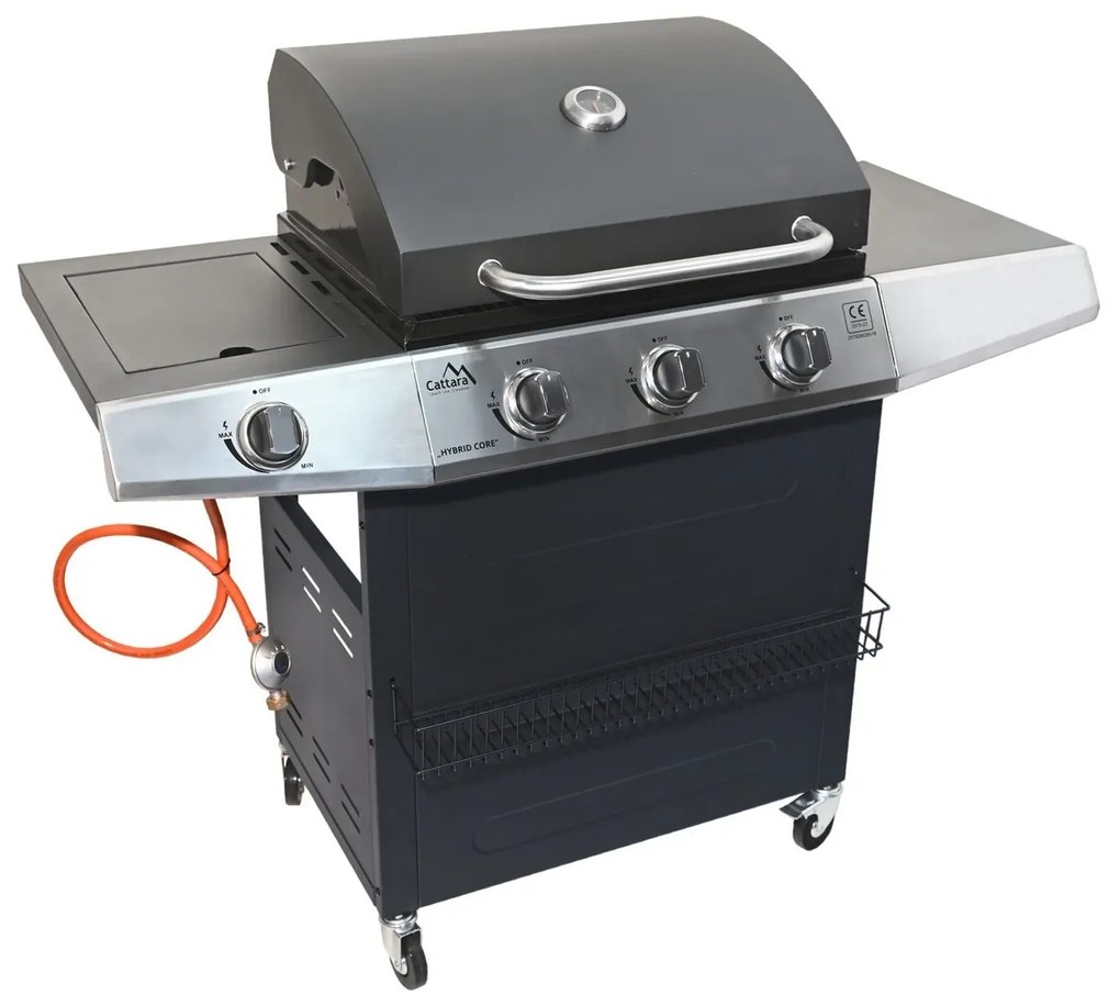 Cattara Grill HYBRID CORE gaz/węgiel drzewny, 126x 114 x 55 cm