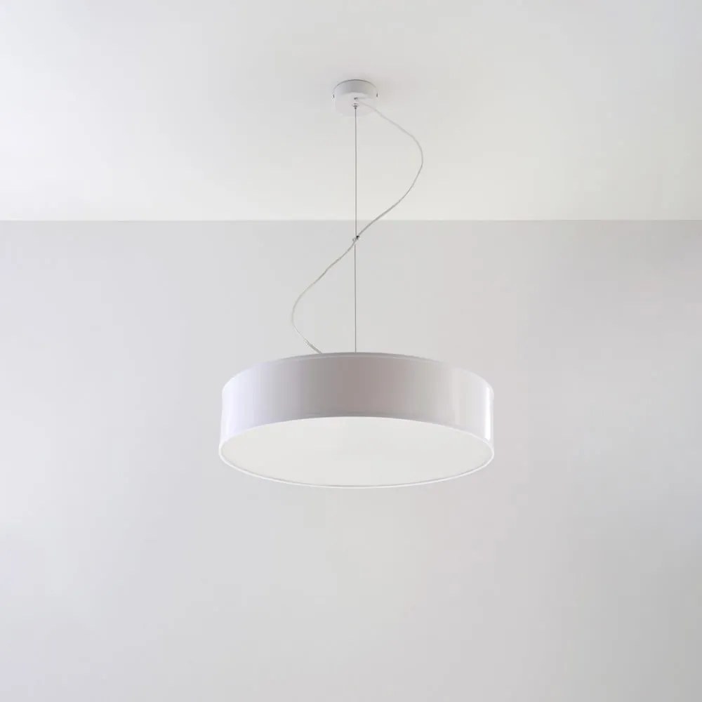 Biała lampa wisząca ø 45 cm Atis – Nice Lamps