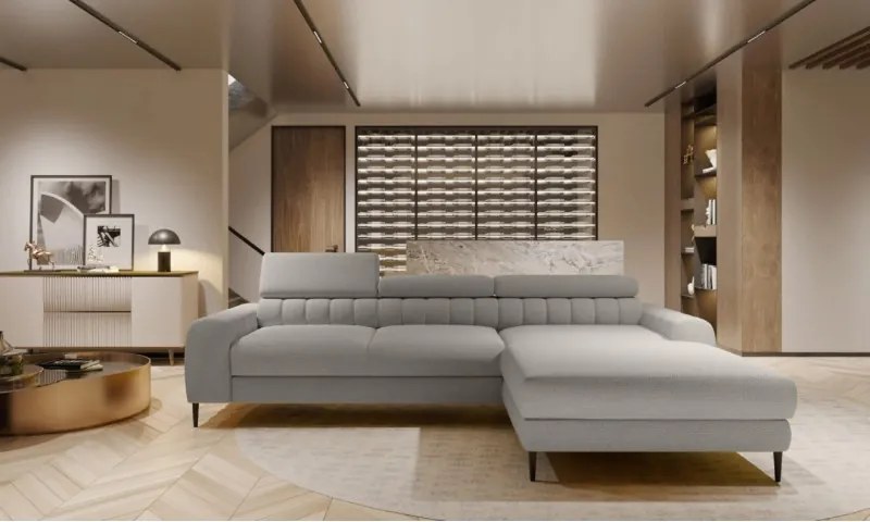 Narożnik NAVAS S z funkcją spania tkanina Promocyjna CURIO 83 WERSAL