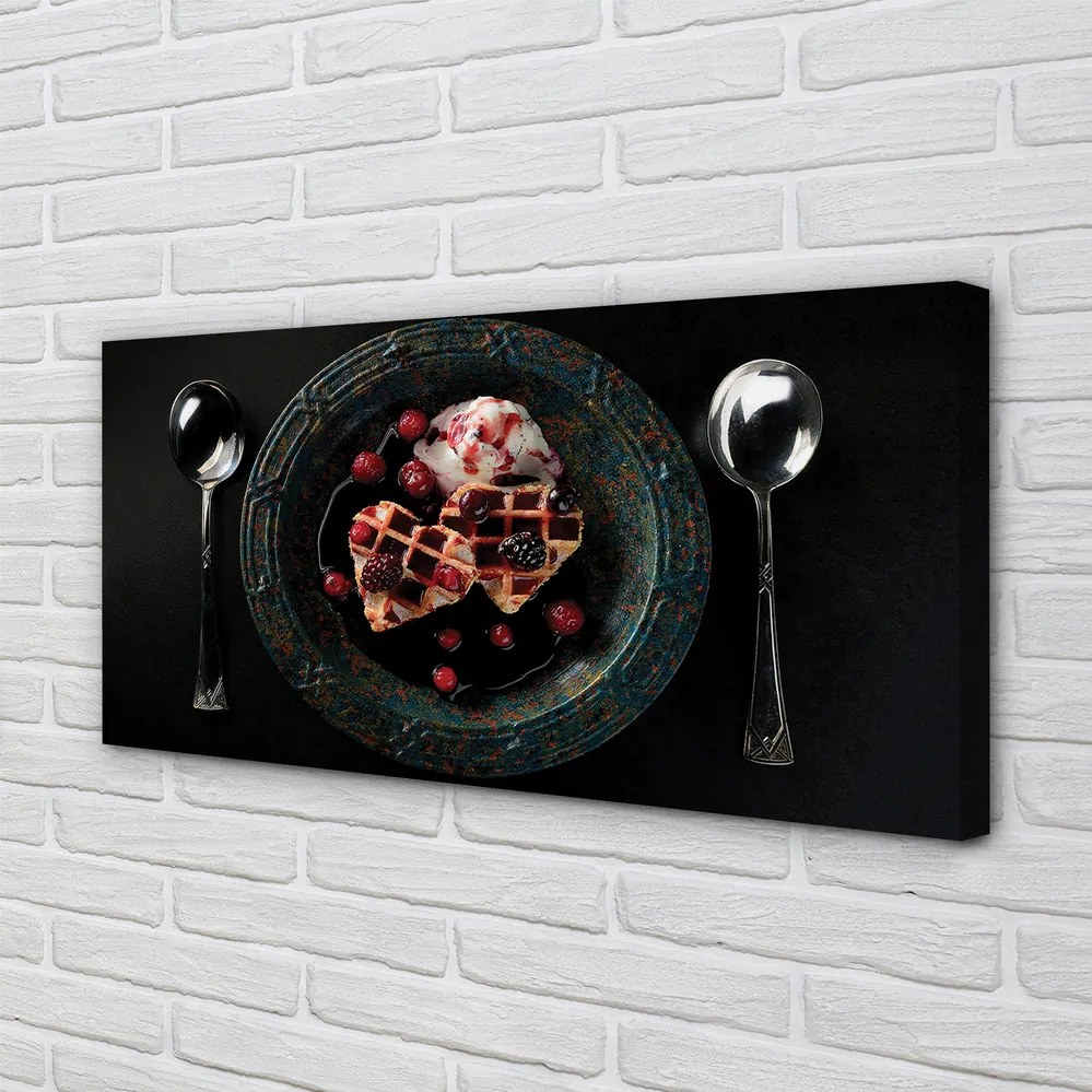 Obraz na płótnie Deser w Kształcie Serca