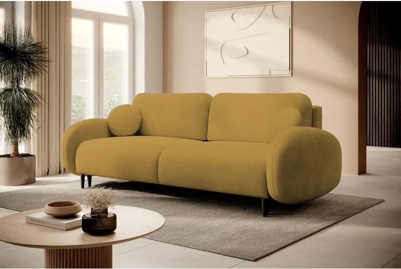 Sofa SOFT z funkcja spania i pojemnikiem ZŁOTY RUN AGAIN 48