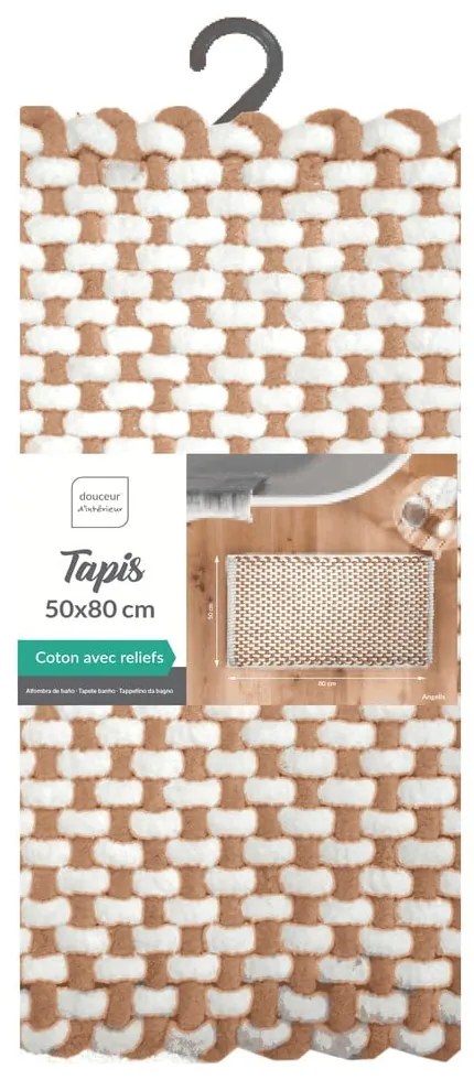 Dywanik łazienkowy w kolorze terakoty 50x80 cm Rafael – douceur d'intérieur