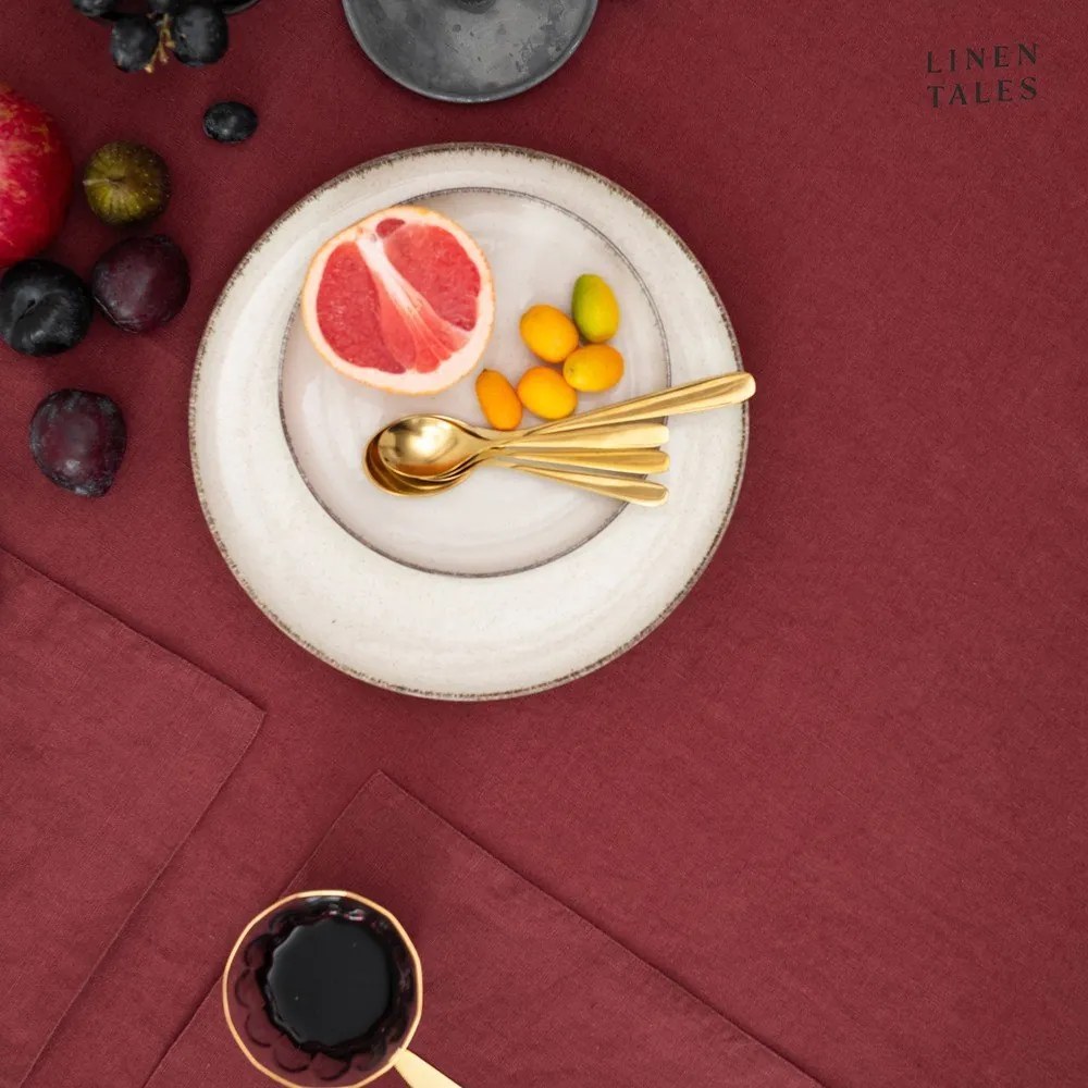 Lniany obrus 140x250 cm Marsala – Linen Tales