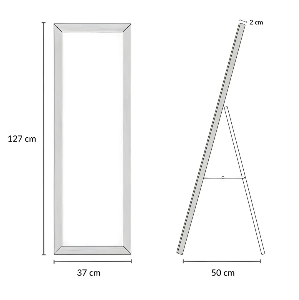 Lustro stojące HAVLYS, 37 x 127 cm