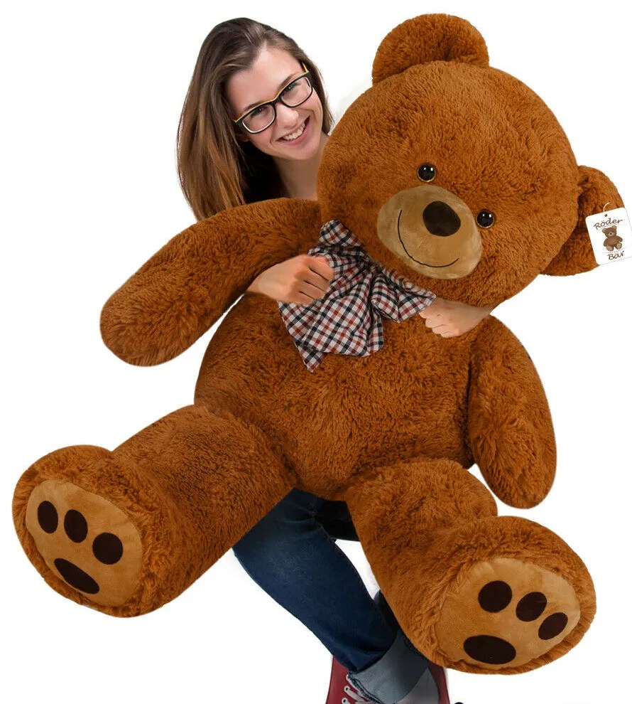 Monzana Duży pluszowy miś BENY, 100cm, brązowa