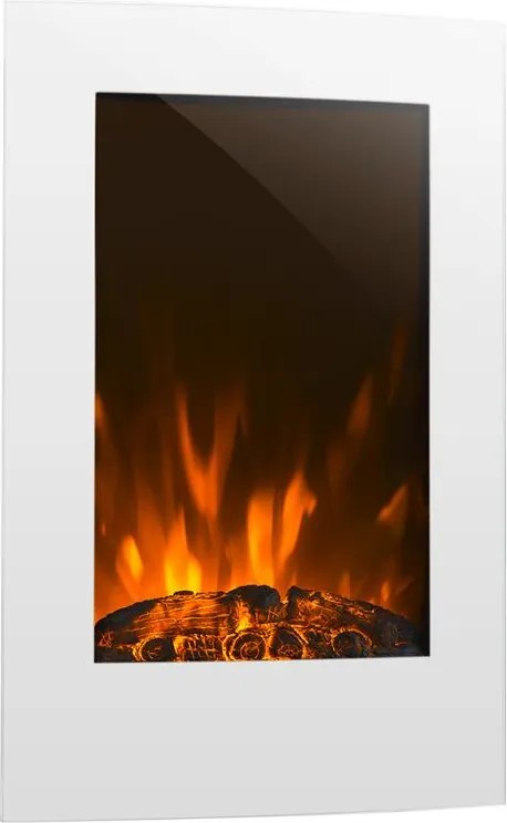 Klarstein Lausanne 2000W 58cm Kominek Elektryczny Naścienny Biały