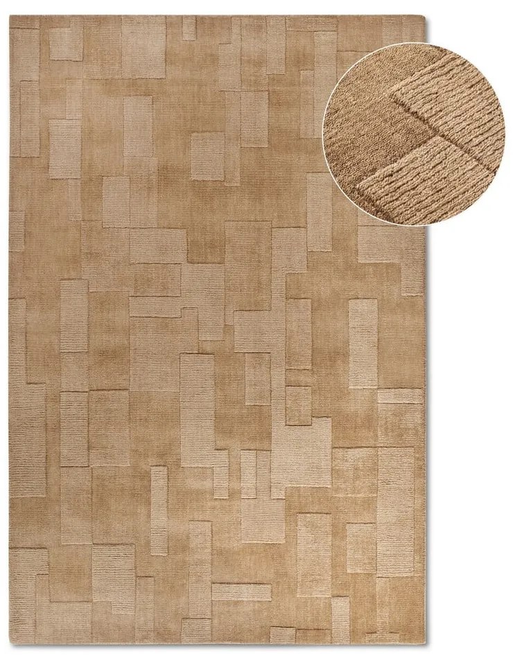 Beżowy wełniany dywan tkany ręcznie 190x280 cm Wilhelmine – Villeroy&amp;Boch