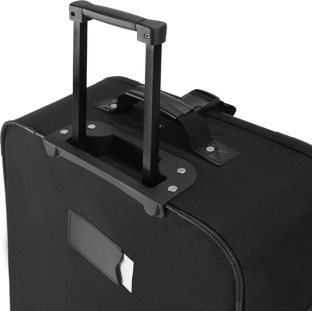 Zestaw walizek TRAVEL, 5-częściowy, czarna Monzana
