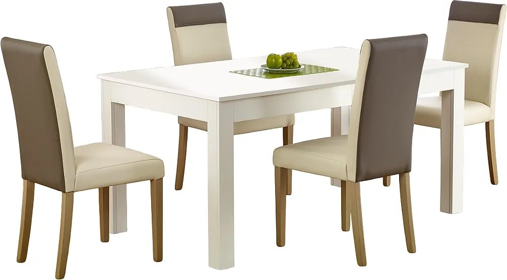 Stół SEWERYN 160(300)x90 biały rozkładany