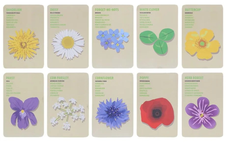 Gra zewnętrzna Explorer Bag: Flowers – Esschert Design