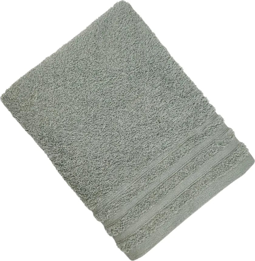 Ręcznik LINVERO 40x60 cm szarozielony, 100% bawełna