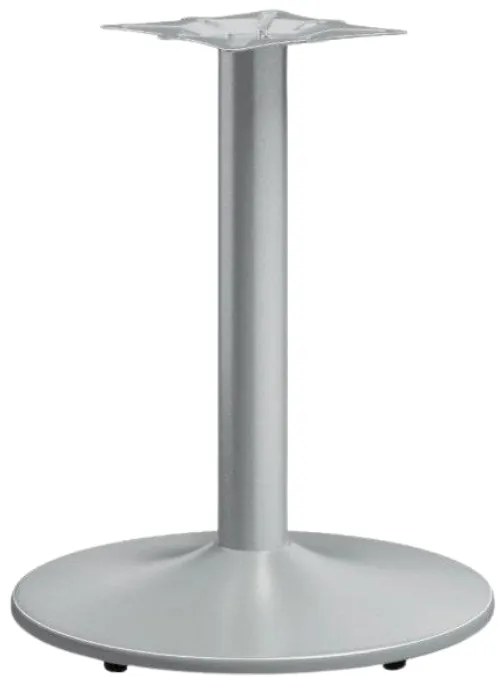 Podstawa do stołu OLYMPO, wysokie, 1100 x 420 mm, srebrny
