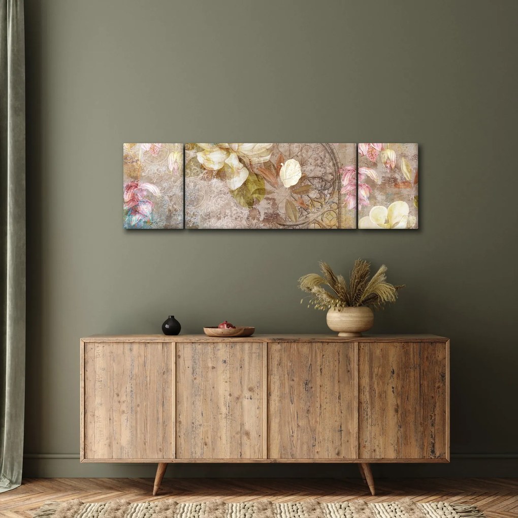 Obraz - Ozdoba kwiatowa (170x50 cm)