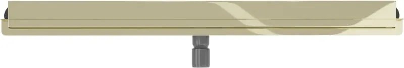Mexen Flat Wall odpływ liniowy ścienny 2w1 100 cm, złoty - 1530100