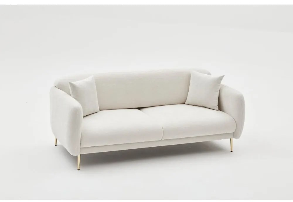 Biała rozkładana sofa 210 cm Simena – Balcab Home