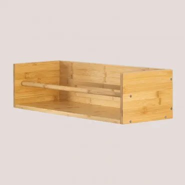 Półka Ścienna ↔︎ 60 Cm Z Bambusa Gurgen Bambus - Sklum