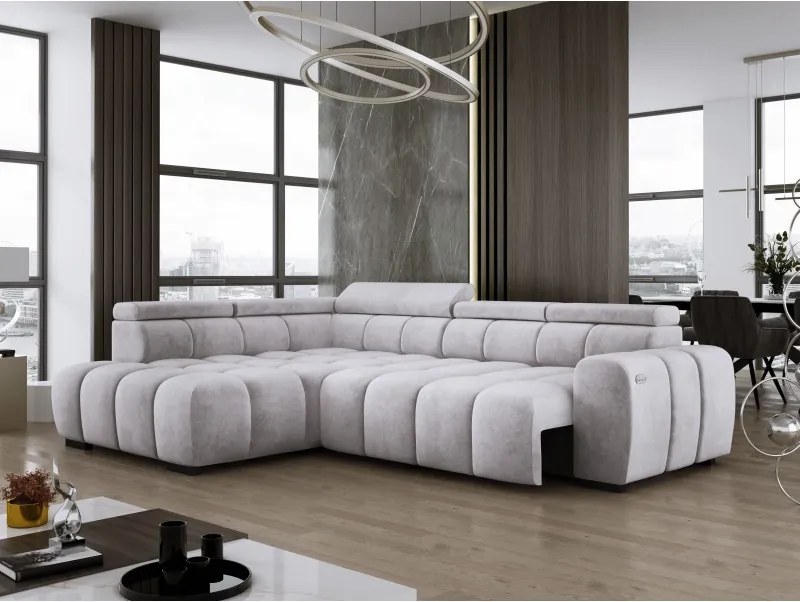 Narożnik BULL L Lewostronny z Elektryczną Regulacją SALVADOR 13 WERSAL