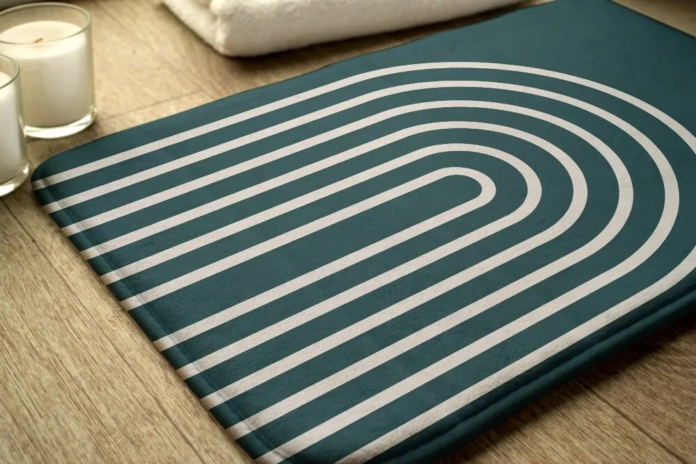 Antypoślizgowy dywanik łazienkowy Antypoślizgowy dywanik łazienkowy Geometryczny Wzór