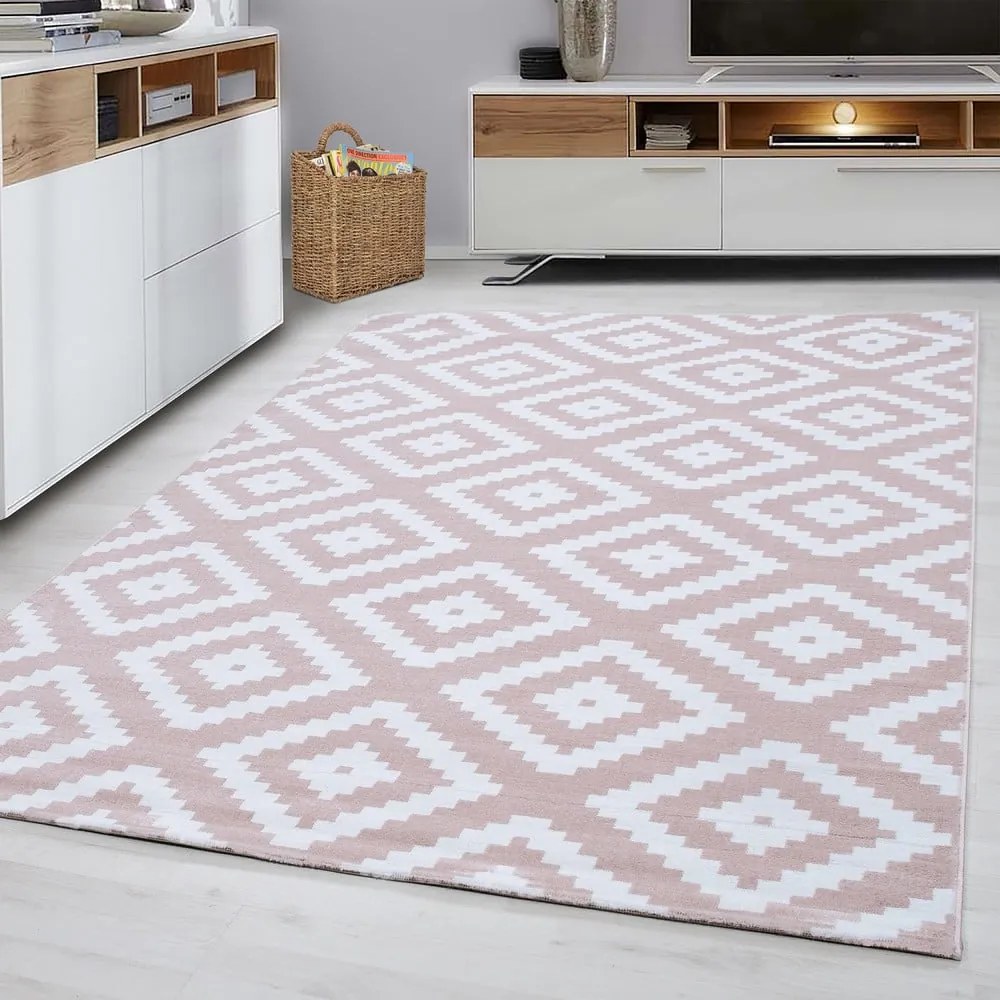 Jasnoróżowy dywan 120x170 cm Plus – Ayyildiz Carpets