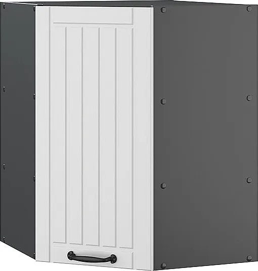 Szafka wisząca narożna biały domek wiejski 57x34.1x72 fame-line