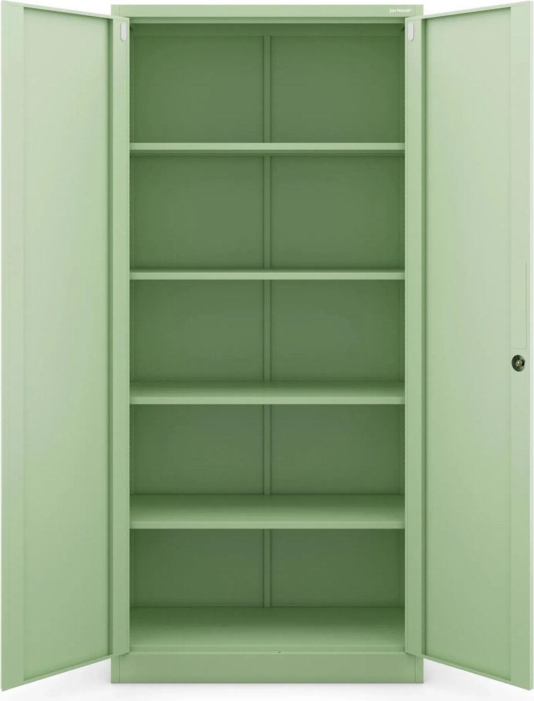 Szafa biurowa Fresh Style Jan H 90x40x195 cm pastelowy zielony