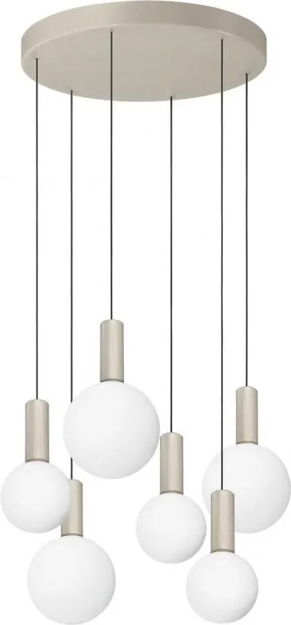 Ideal Lux - LED żyrandol na linkach ODEON LED/39W/230V CRI 90 Ø 57 cm beżowy/biały