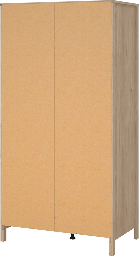 Dwudrzwiowa szafa ubraniowa Madrid 2D, jackson hickory