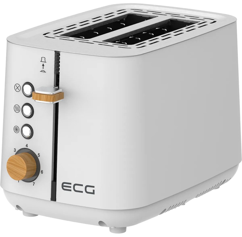 ECG ST 2768 toster Timber White