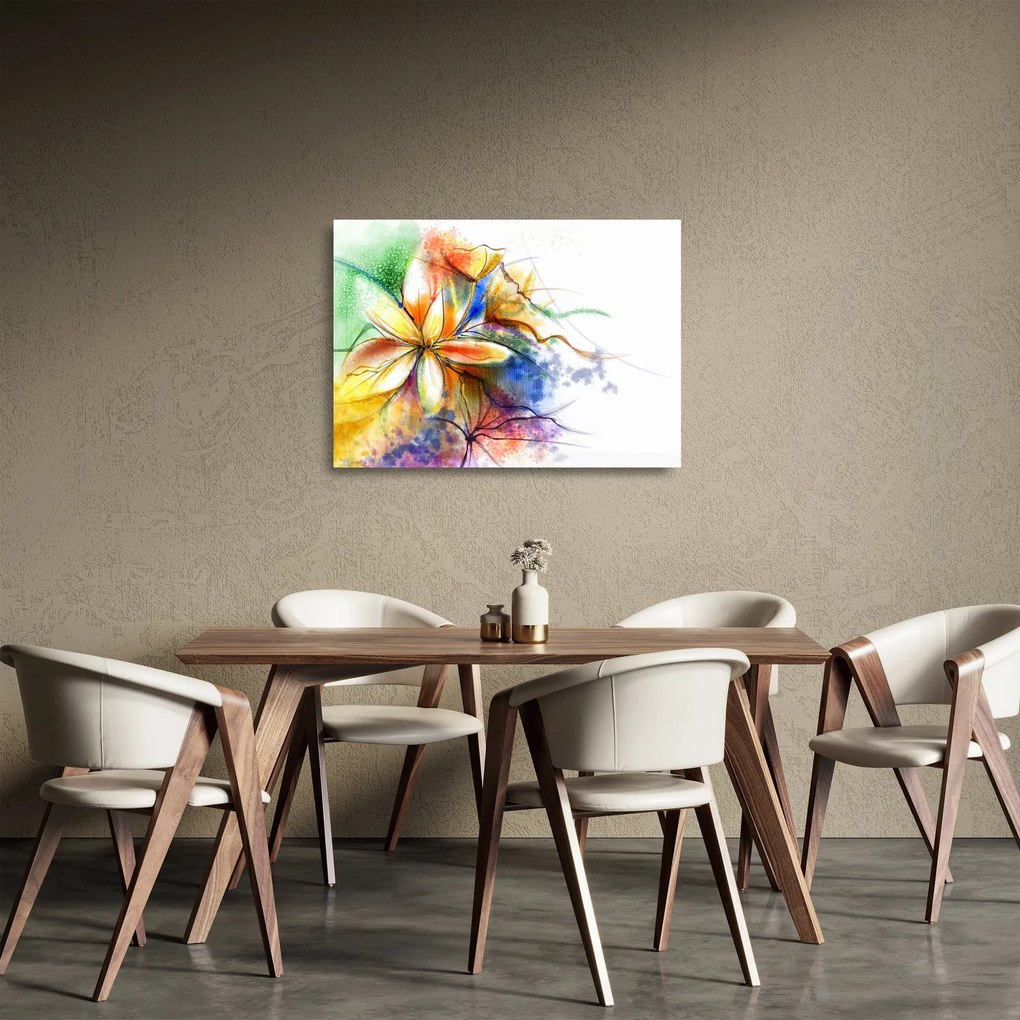 Obraz na szkle - Kwiat (70x50 cm)
